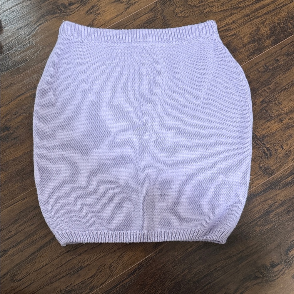 Pretty Little Thing knit mini skirt